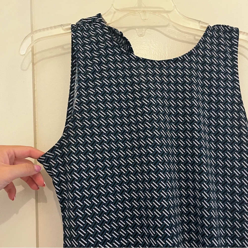 Ann Taylor Black and White Sleeveless Maxi Dress - Size Medium - Picture 6 of 8